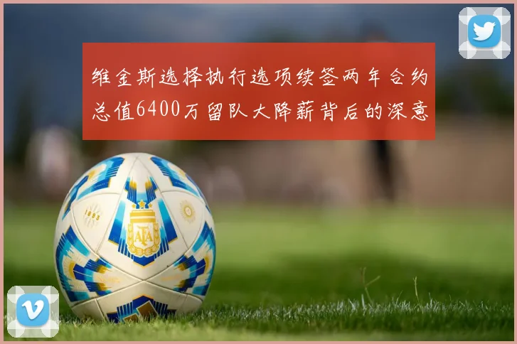 维金斯选择执行选项续签两年合约总值6400万留队大降薪背后的深意